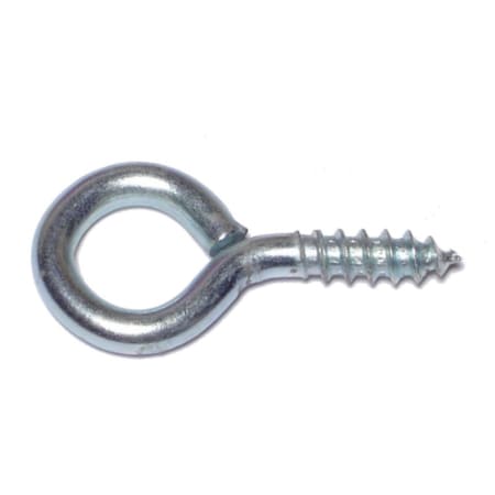 Eye Bolt 15/64, Steel, Zinc Plated, 16 PK